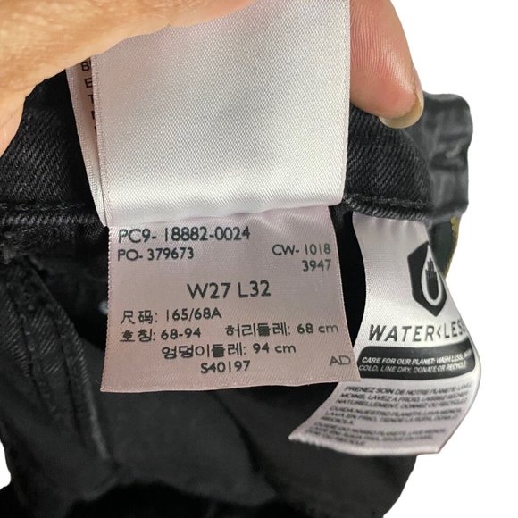 Levi's 721 Women's Black High Rise Skinny Denim Jeans - Picture 9 of 9